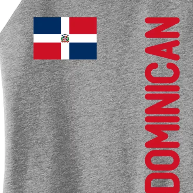 Dominican Flag And Dominican Republic Roots Meaningful Gift Women’s Perfect Tri Rocker Tank