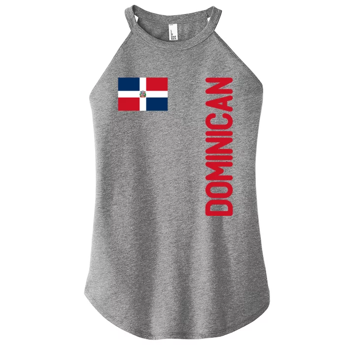 Dominican Flag And Dominican Republic Roots Meaningful Gift Women’s Perfect Tri Rocker Tank