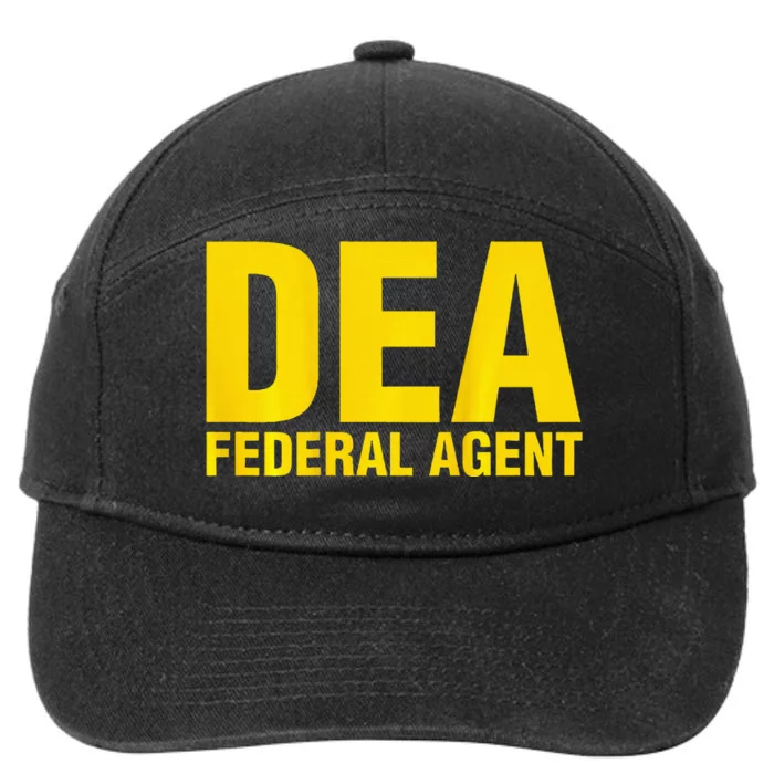 Dea Federal Agent Uniform Costume 7-Panel Snapback Hat