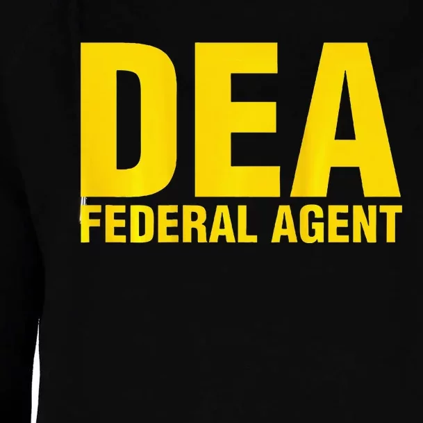 Dea Federal Agent Uniform Costume Womens Funnel Neck Pullover Hood