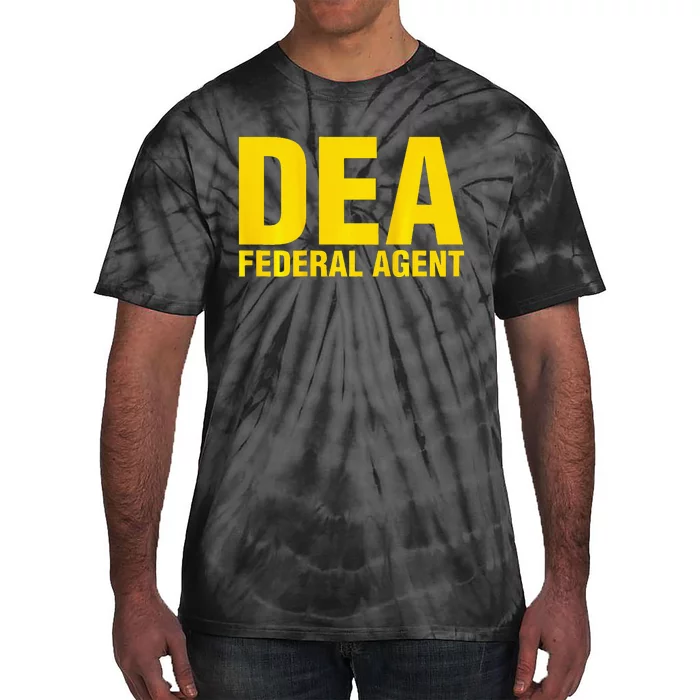 Dea Federal Agent Uniform Costume Tie-Dye T-Shirt