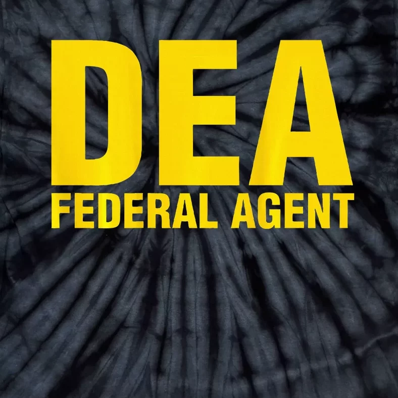 Dea Federal Agent Uniform Costume Tie-Dye T-Shirt