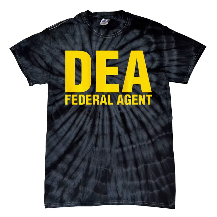 Dea Federal Agent Uniform Costume Tie-Dye T-Shirt