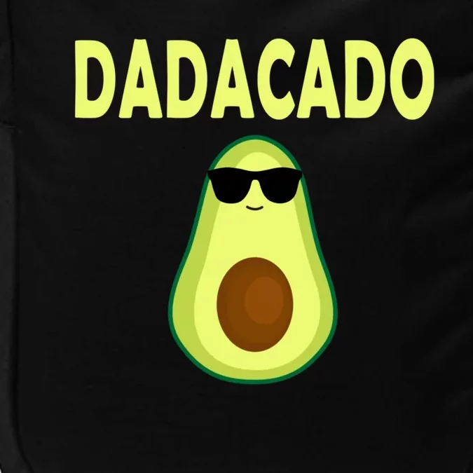 Dadacado Funny Avocado Dad Fathers Day Daddy Impact Tech Backpack