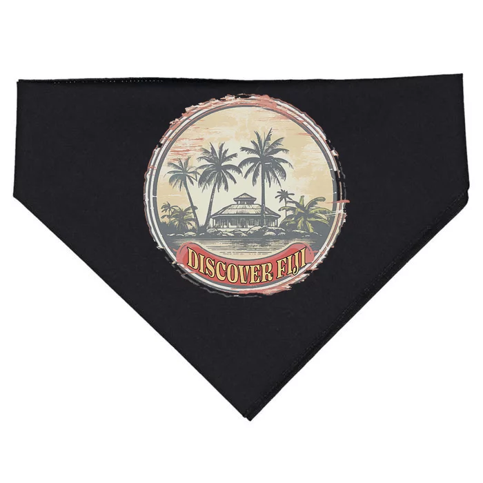 Discover Fiji Adventurers USA-Made Doggie Bandana