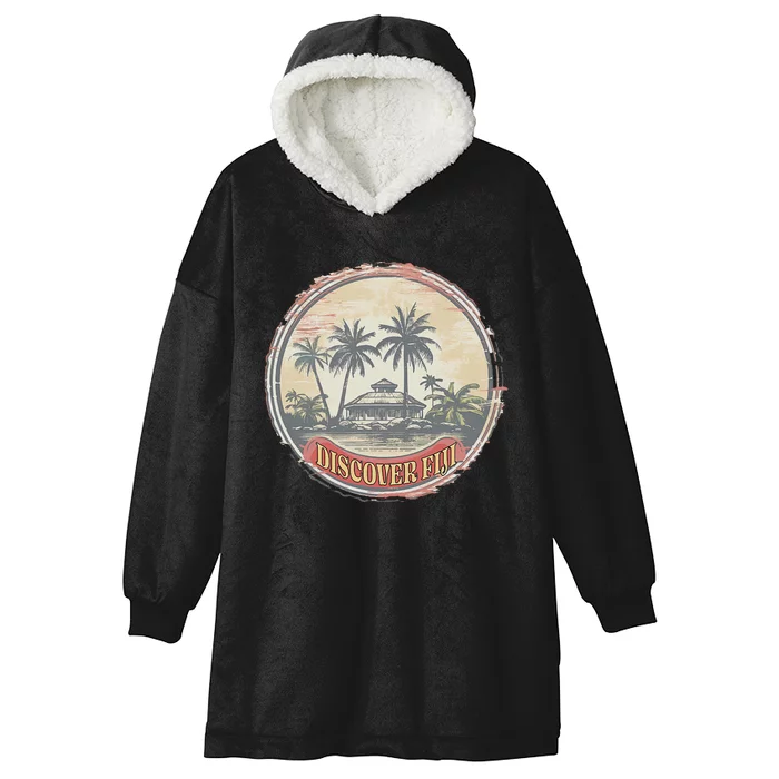 Discover Fiji Adventurers Hooded Wearable Blanket