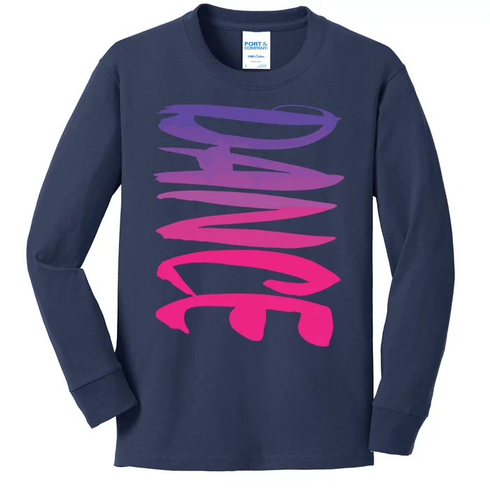 Dance Fun And Colorful Girl Teens And Woman Sizes Kids Long Sleeve Shirt