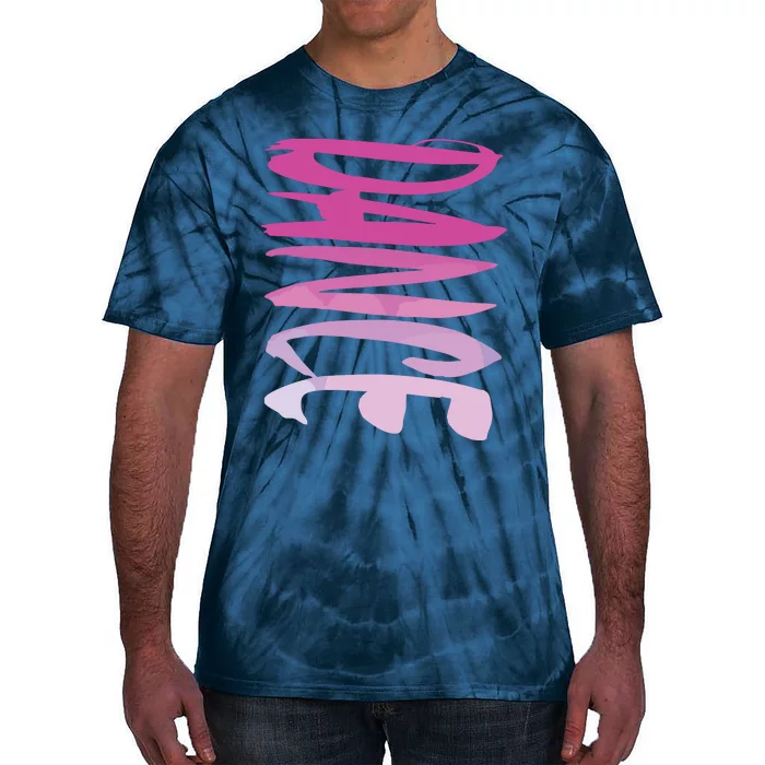 Dance Fun And Colorful Pink Teen Girl And Woman Tie-Dye T-Shirt