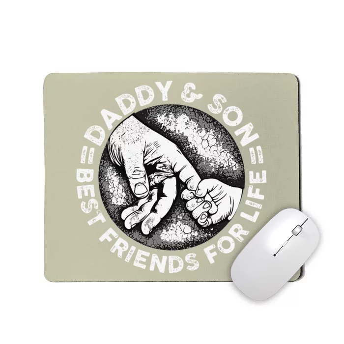 Dad Father And Son Fathers Day Partner Look Mousepad