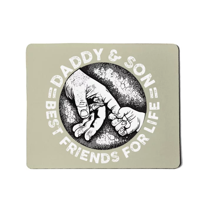 Dad Father And Son Fathers Day Partner Look Mousepad