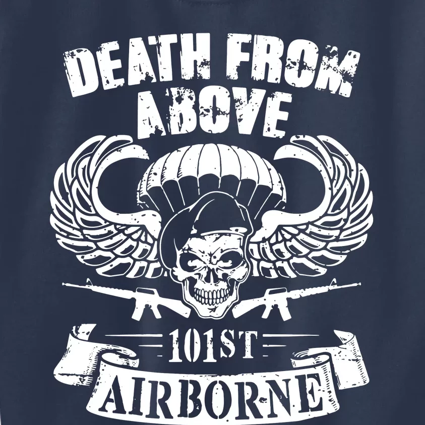 Death From Above 101st Airborne Kids Sweatshirt