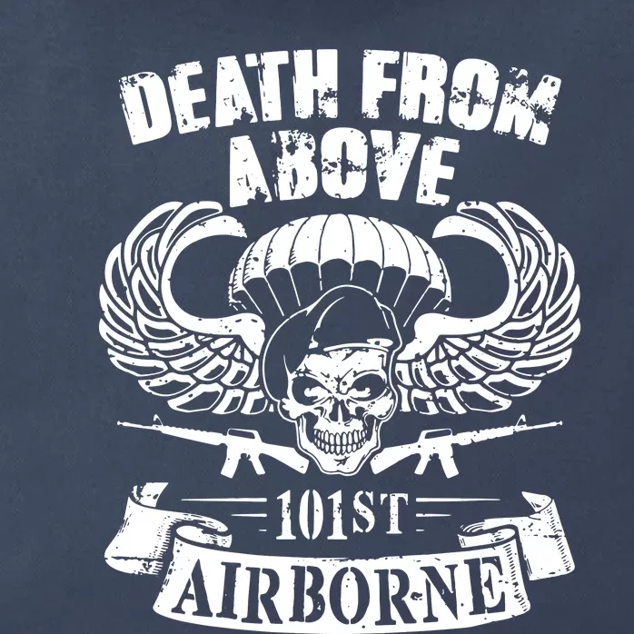 Death From Above 101st Airborne Zip Tote Bag