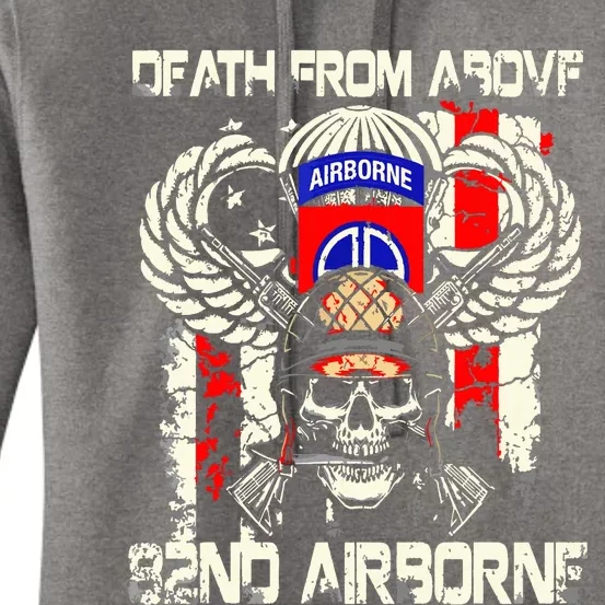 Death From Above 82nd Airborne Division Veteran Women's Pullover Hoodie