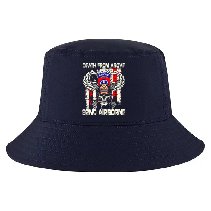 Death From Above 82nd Airborne Division Veteran Cool Comfort Performance Bucket Hat