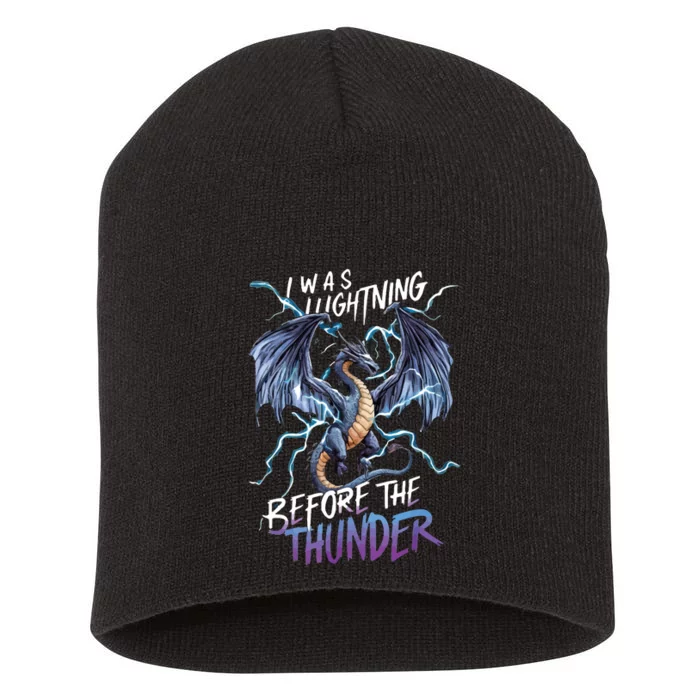 Dragon Fantasy Art Design Short Acrylic Beanie