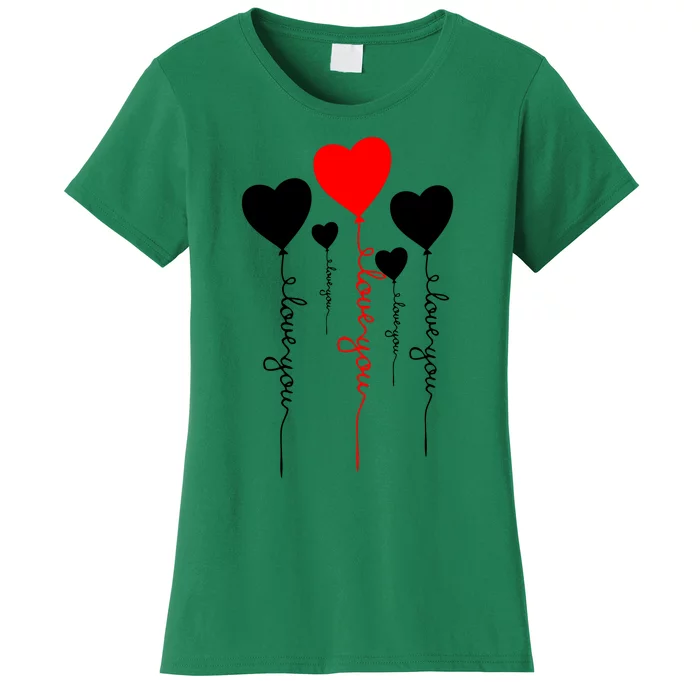 Day Five Balloons Pair Love Women's T-Shirt