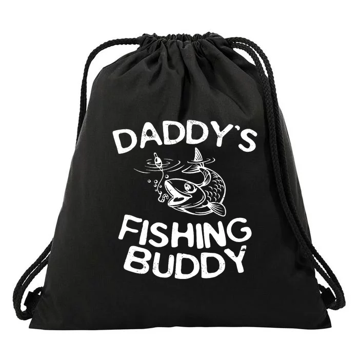 Daddys Fishing Buddy Fisherman Drawstring Bag