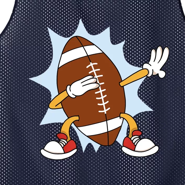 Dabbing Football Ball Funny Sports Player Mesh Reversible Basketball Jersey Tank