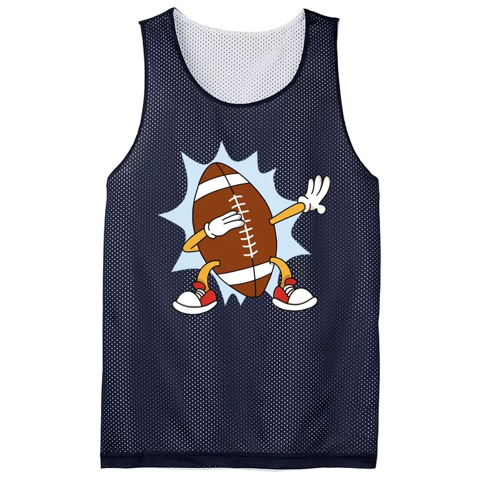 Dabbing Football Ball Funny Sports Player Mesh Reversible Basketball Jersey Tank