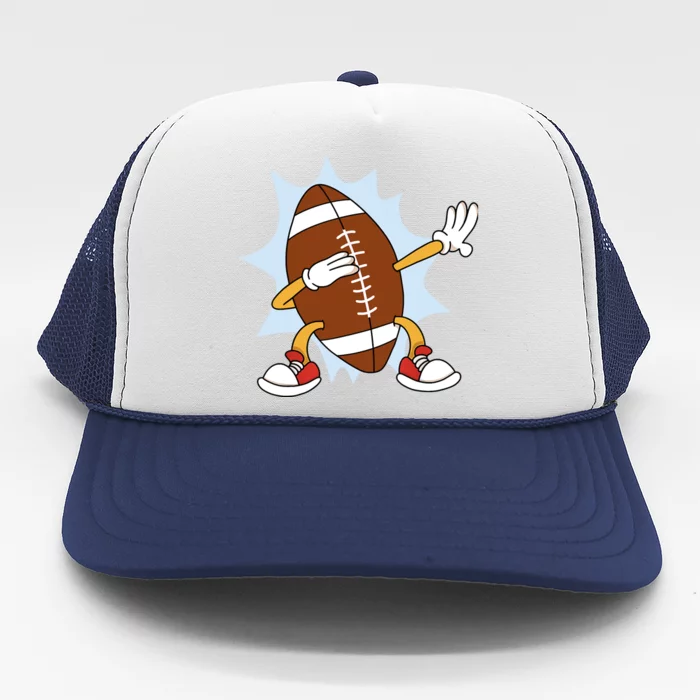 Dabbing Football Ball Funny Sports Player Trucker Hat