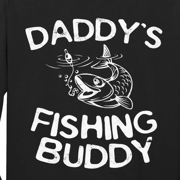 Daddy's Fishing Buddy Young Fisherman Tall Long Sleeve T-Shirt