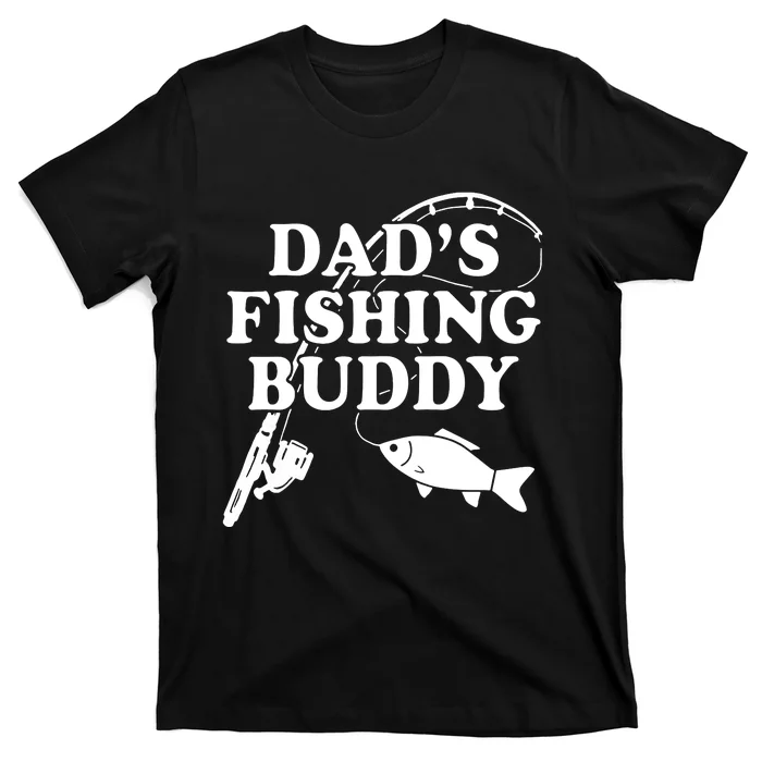 Dads Fishing Buddy Dad Matching T-Shirt