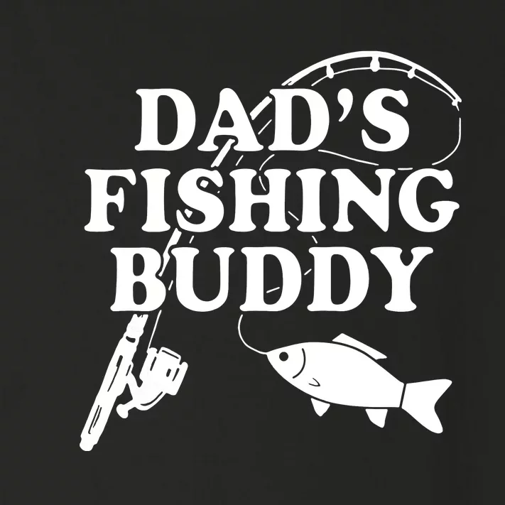 Dads Fishing Buddy Dad Matching Toddler Long Sleeve Shirt