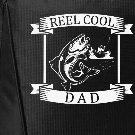 Daddy Fishing Birthday Father Day Reel Cool Dad City Backpack