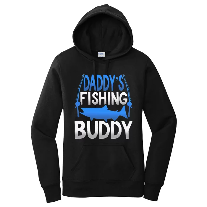 Daddys Fishing Buddy Novelty Gift Women's Pullover Hoodie