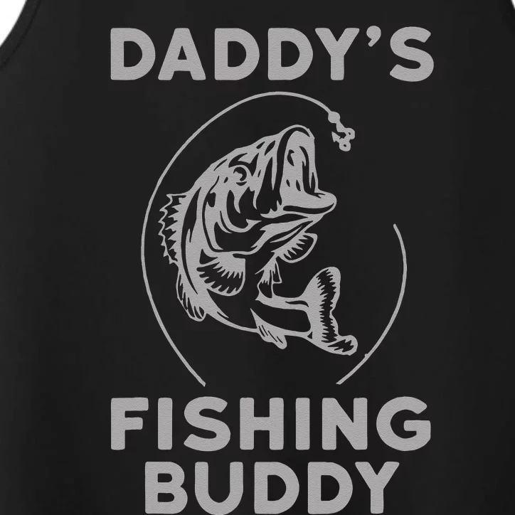 Daddys Fishing Buddy Perfect Dad Gift Performance Tank