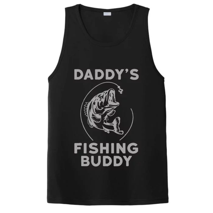 Daddys Fishing Buddy Perfect Dad Gift Performance Tank