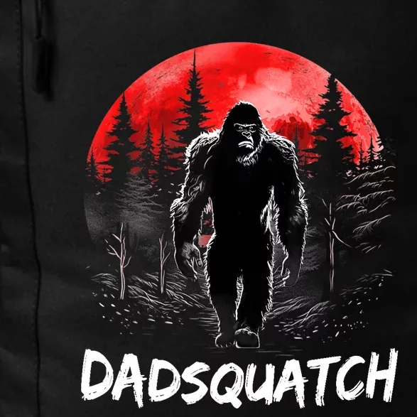 Dadsquatch Funny Bigfoot Dad Sasquatch Yeti Gift Fathers Day Daily Commute Backpack