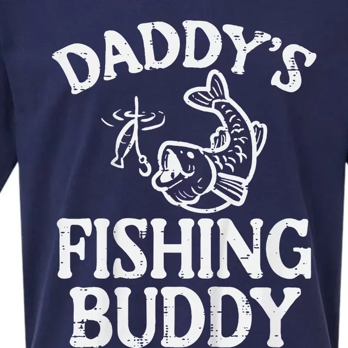 Daddys Fishing Buddy Cute Son Sueded Cloud Jersey T-Shirt