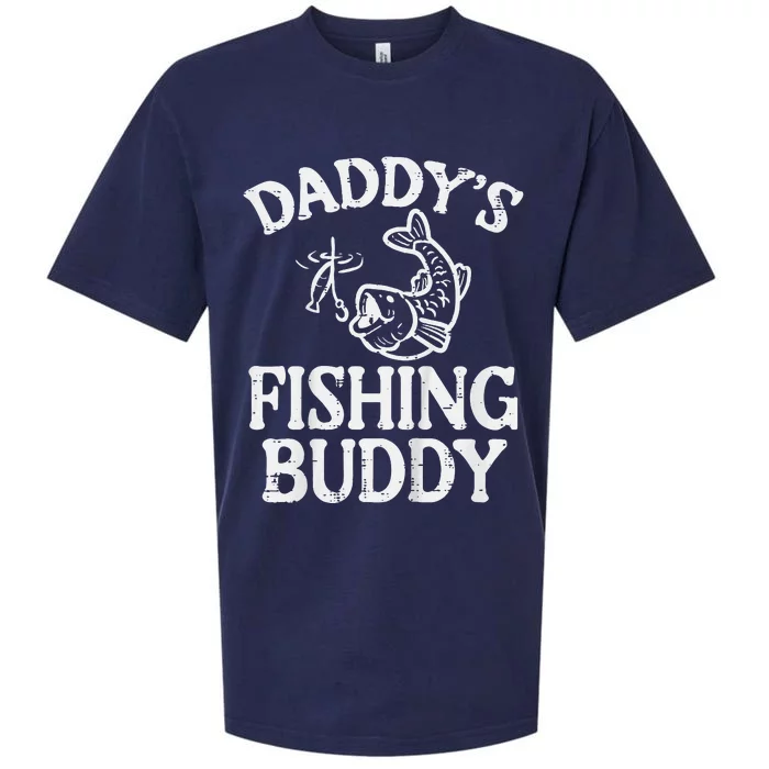 Daddys Fishing Buddy Cute Son Sueded Cloud Jersey T-Shirt