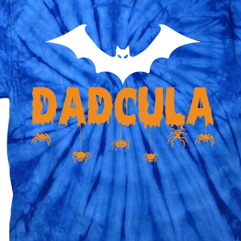 Dadcula Funny Bat Boo Dad Halloween Costume Design Halloween Cool Gift Tie-Dye T-Shirt