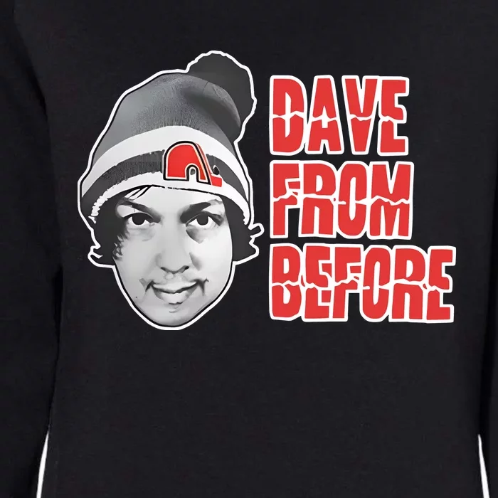 Dave From Before Womens California Wash Sweatshirt