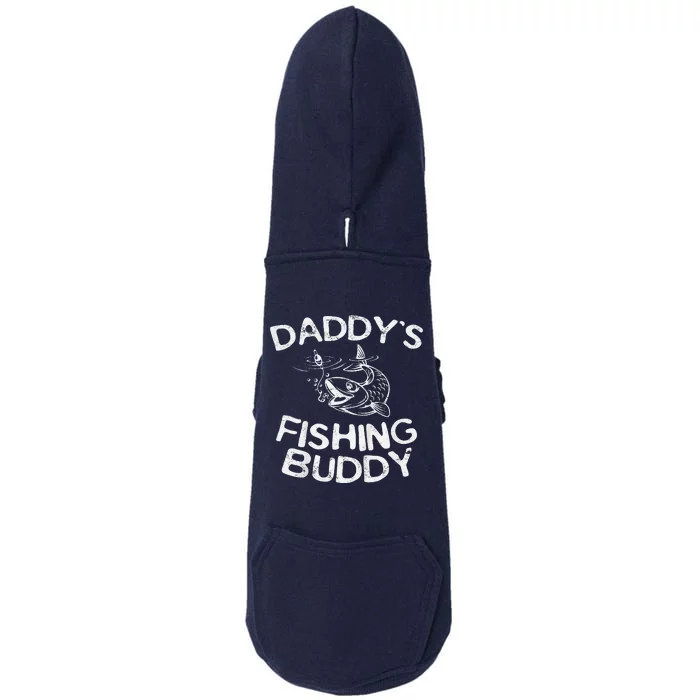 DaddyS Fishing Buddy Young Fisherman Doggie 3-End Fleece Hoodie