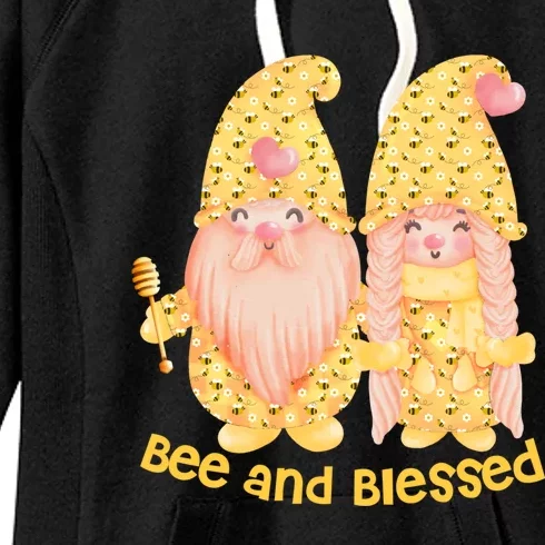 Dy Funny Bee Gnome Couple Costume Beekeeper Funny Gift Mom Cool Gift Women's Fleece Hoodie