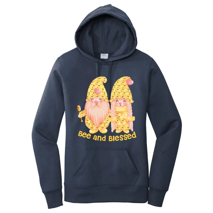 Dy Funny Bee Gnome Couple Costume Beekeeper Funny Gift Mom Cool Gift Women's Pullover Hoodie