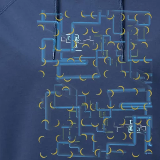 Dan Flashes Complicated Pattern Performance Fleece Hoodie