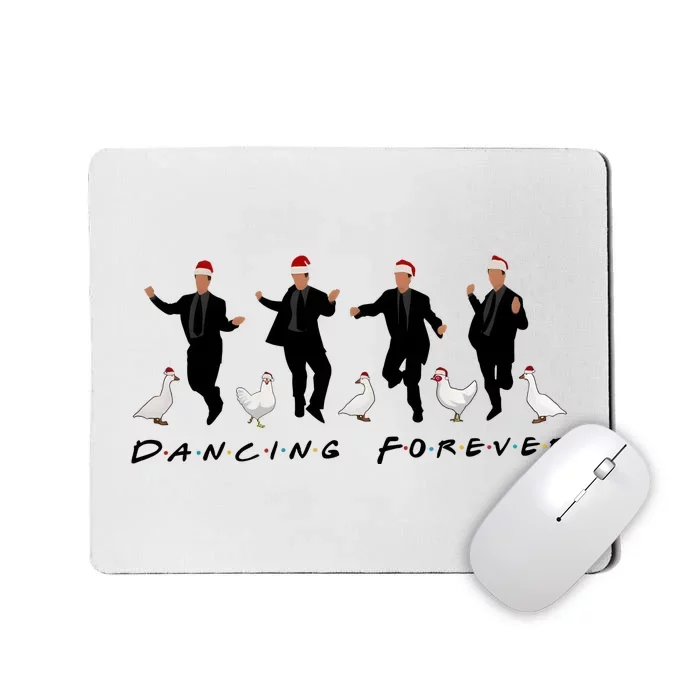 Dancing Forever Chandler Bing Christmas Friends Series Mousepad