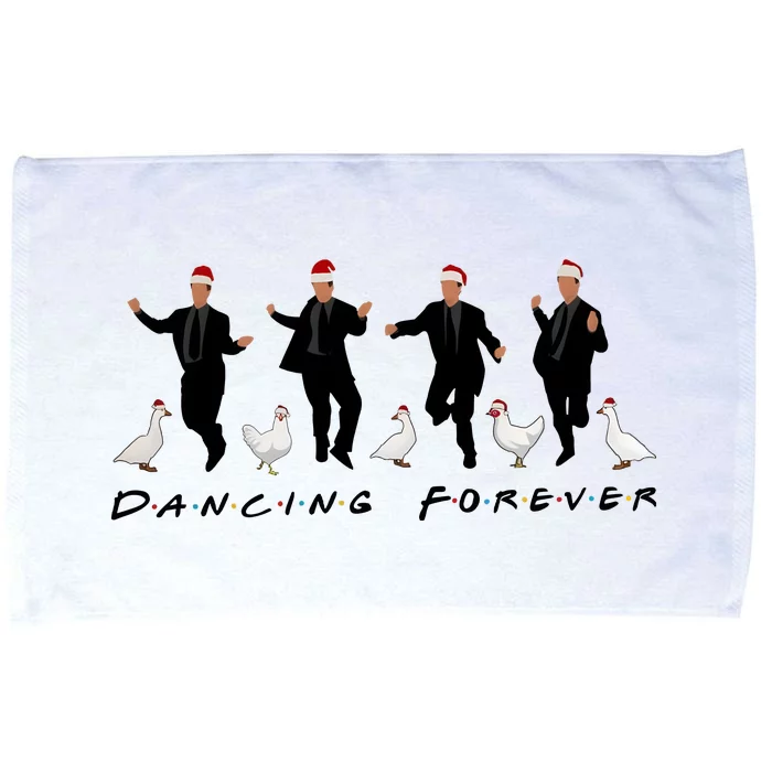 Dancing Forever Chandler Bing Christmas Friends Series Microfiber Hand Towel