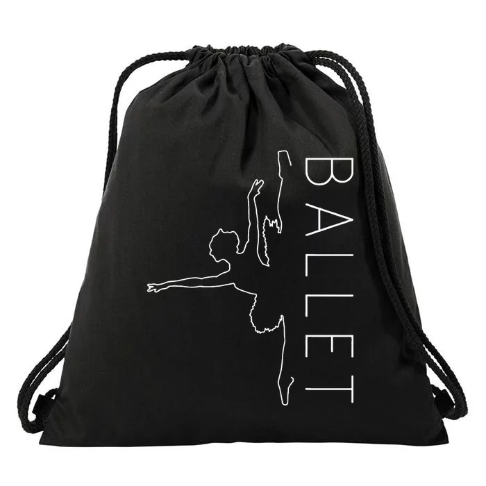 Danseuse Funny Coryphee Ballerina Choreographer Ballet Lover Drawstring Bag