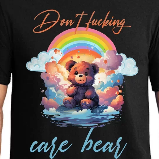 DonT Fucking Care Bear Pajama Set