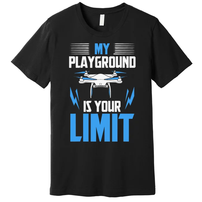 Drone FPV Copter Pilot Premium T-Shirt