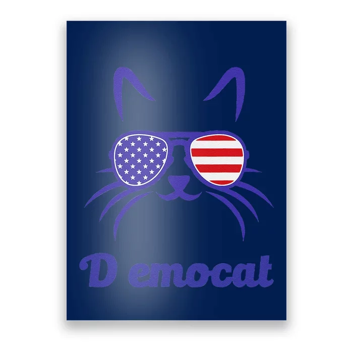 Democat Funny Cat Ladies For Kamala Poster