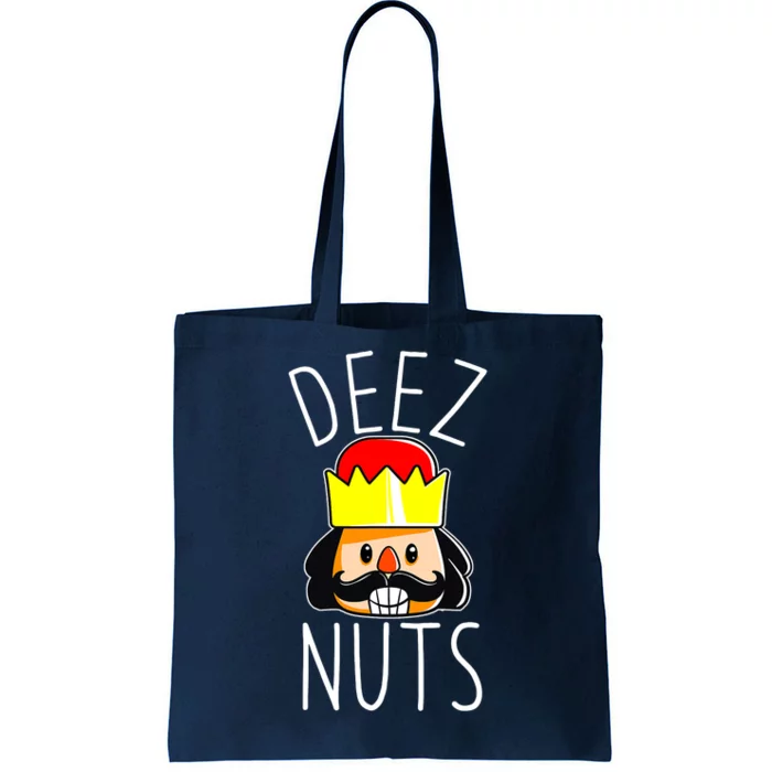 December Funny Christmas Joke Nuts Cracker Tote Bag