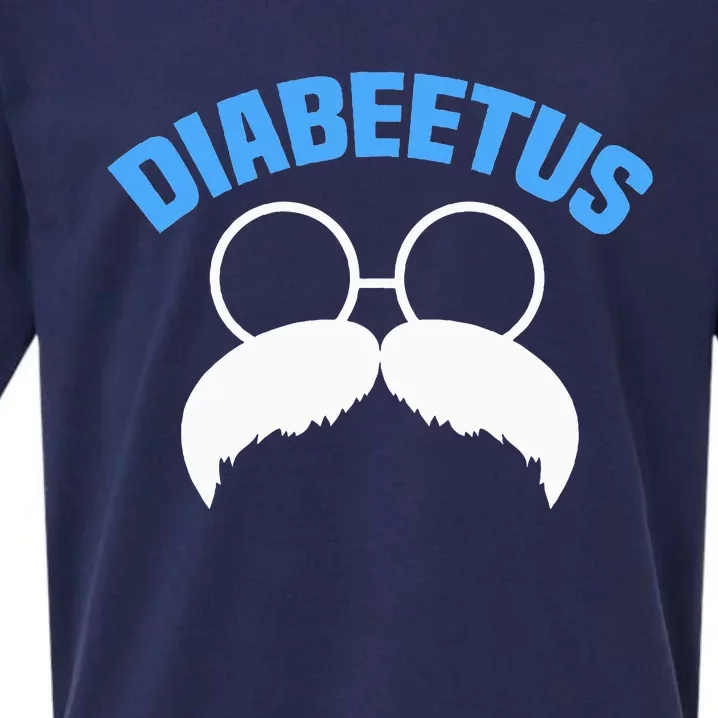 Diabeetus Funny Diabetes Awareness Diabetic Beard Sueded Cloud Jersey T-Shirt