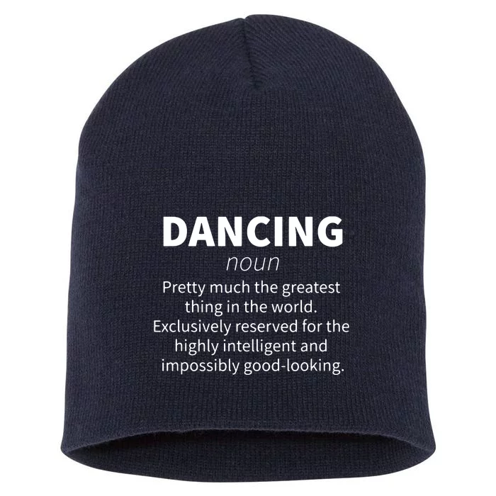 Dancing Funny Definition Girl Teen Women Dancer Gift Short Acrylic Beanie