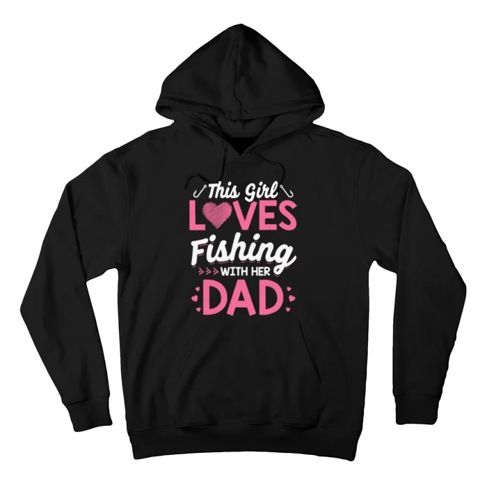 Daughter Fishing Dad Daughter Matching Fishing Hoodie